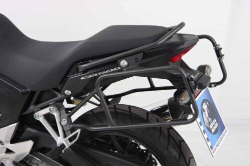 HONDA CB 500 X Pillion Seat Grab Rail Anthracite By Hepco & Becker 2013-2016