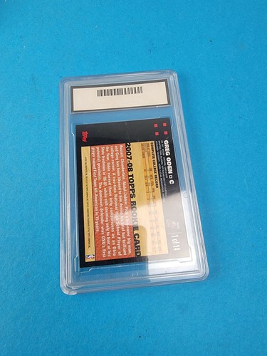 GREG ODEN 2007 2008 TOPPS ROOKIE CARD GMA MINT 10 - Picture 2 of 2