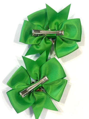 Beautiful Cabbage Patch inspired pigtail hair bows for girls. - Picture 3 of 3