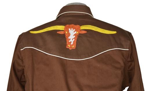 Rockmount Ranch Wear Western Shirt Cowboy Pearl Snap Longhorn Womens SMALL PETIT - Picture 6 of 6