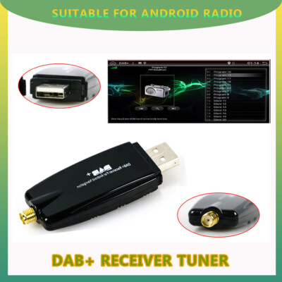 Car Digital DAB+Audio Radio Receiver Tuner +Antenna USB for Android Navi Audio