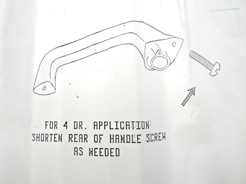 60 61 62 63 64 65 FORD FALCON OUTSIDE DOOR HANDLES --EXCEPT HARDTOP & CONV NEW - Picture 10 of 10