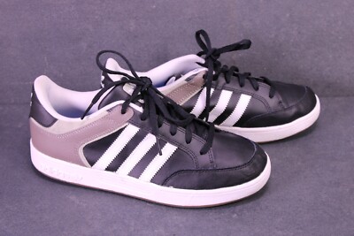 Adidas Sneaker Varial  Sportschuhe Gr. 40 schwarz weiß Turnschuhe Leder BS369