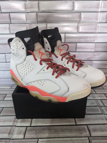 Air Jordan High Top Sneakers White Mens Size 12 Retro Infared 2013 - 第 1/16 張圖片