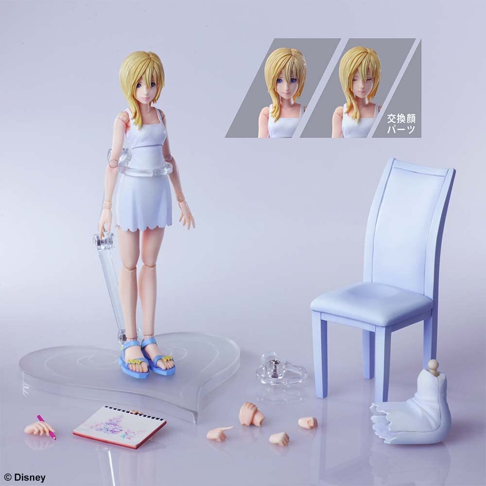 NEW SQUARE ENIX KINGDOM HEARTS III BRING ARTS Namine PVC Figure