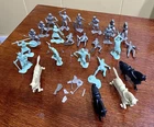 Vintage Louis Marx Roman Warriors Sword & Shield Horses Lot
