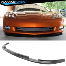 Fits 05-13 Chevy Corvette C6 Convertible Front Bumper Lip Spoiler Splitter PU
