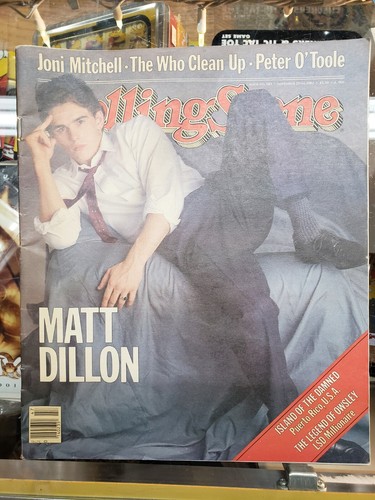 MATT DILLON / JONI MITCHELL / THE WHO / Rolling Stone Mag / November 25, 1982