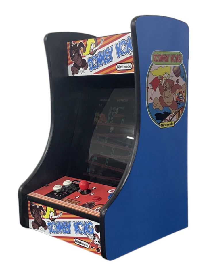 Donkey Kong Countertop Arcade Machine Upgraded with 60 Games - Image 3 of 4