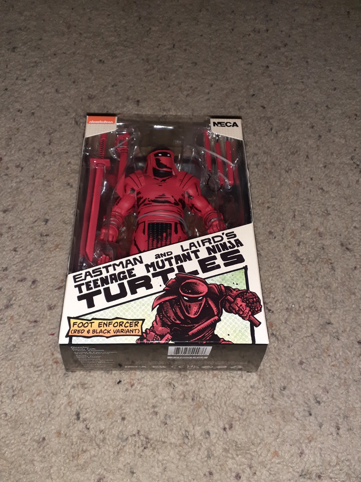 NECA Eastman And Laird's Teenage Mutant Ninja Turtles Foot Enforcer Red & Black