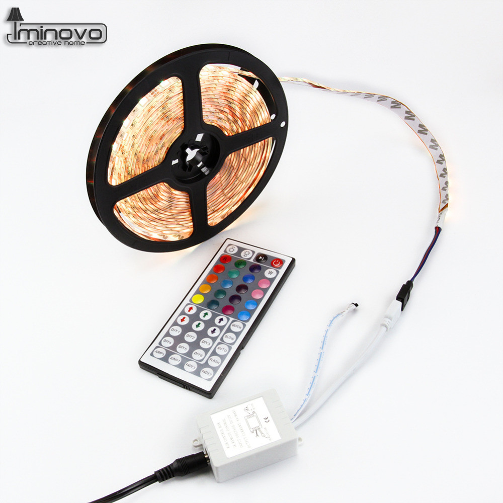 Iminovo 5 mt 300led estanco RGB LED tiras luz smd5050 dc12v flexible Iminovo 5 mt 300led estanco RGB LED tiras luz smd5050 dc12v flexible