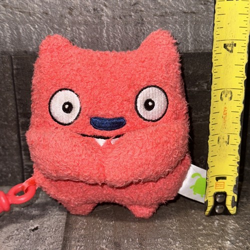 Uglydolls Red Lucky Bat to -go Plush Hasbro Backpack Clip 4.25" - Picture 5 of 5