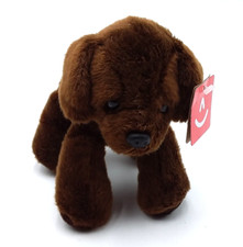 Aurora Flopsie 8" Lil' Lucky Chocolate Labrador Plush Stuffed Animal 31257 NWT