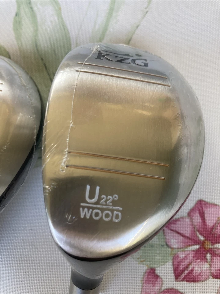 (NEW) (2) KZG 22 * 26 * Degree Utility Golf Clubs (2) Heads LEFT Handed NOS - Image 2 of 4