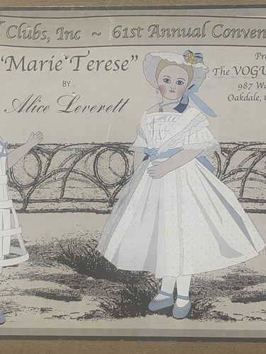 Marie Terese French Fashion Doll 2010 UFDC Alice Leverett In Original Box - Picture 11 of 11