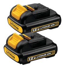 2x Li-Ion Akku für Dewalt 12V DCB120 DCB121 DCB100 DCD710 DCF610 DCF815 DCB127