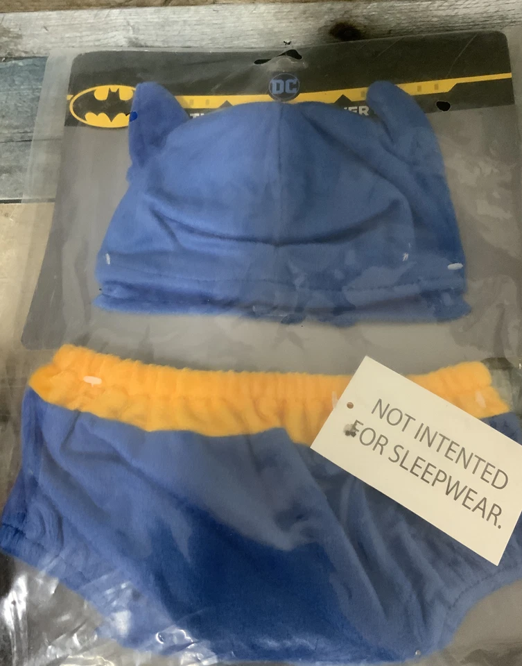 ⚡️Juego de Funda de Pañal Batman Superhéroe Disfraz Infantil 0-3 Meses Foto 3 de 3
