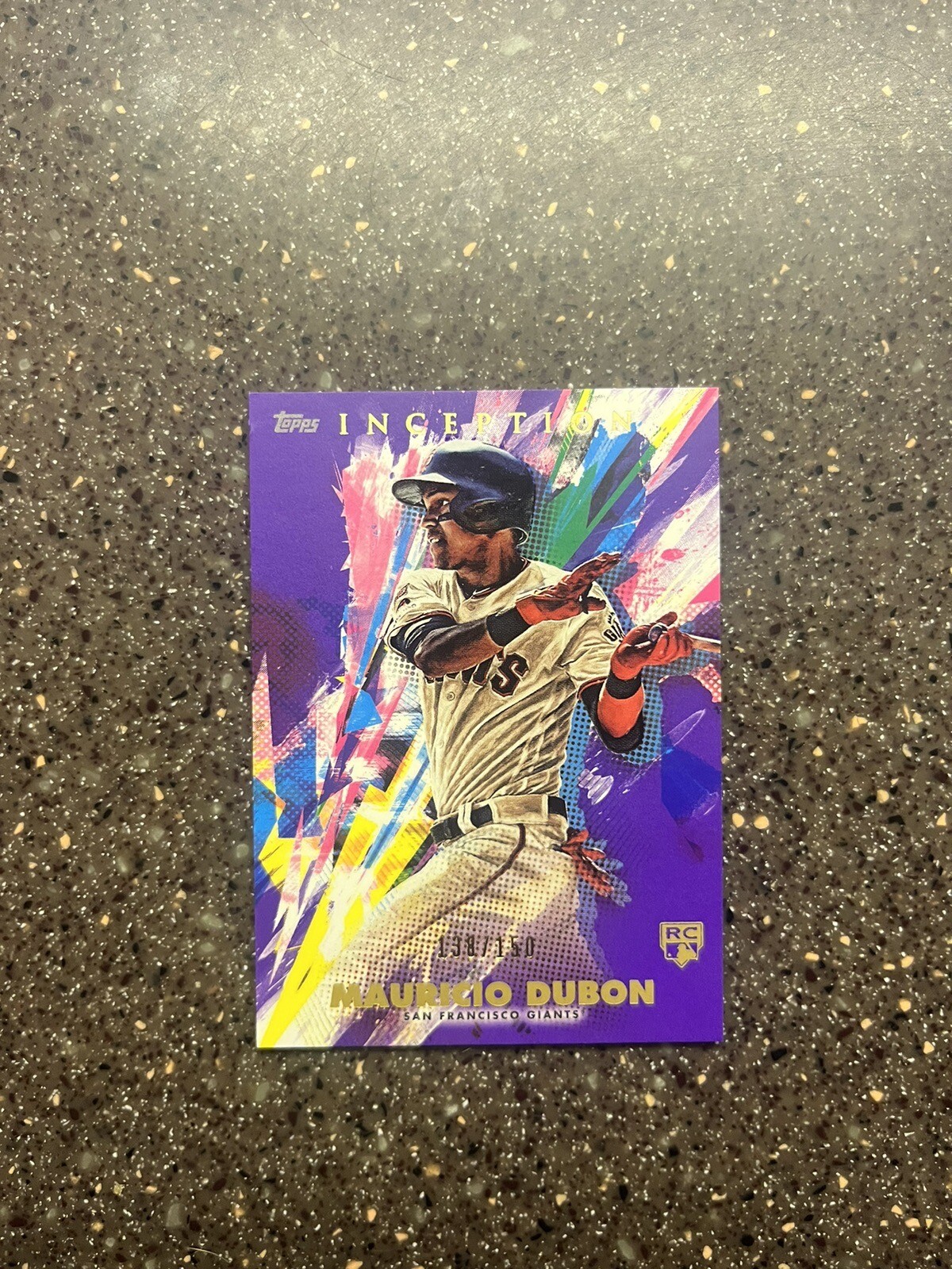 2020 Topps Inception Mauricio Dubon Rookie Purple /150 Giants