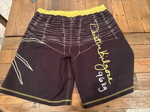 Pantalones Cortos de Lucha Cradle Gear Para Hombre EE. UU. Entrenamiento Atlético Amarillo/Negro Grande - Imagen 6 de 6