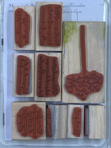 Stamping Up Rubber Wood Stamp Sets YOU PICK List #3 Complete Crafts Scrapbooking - Picture 850 of 896