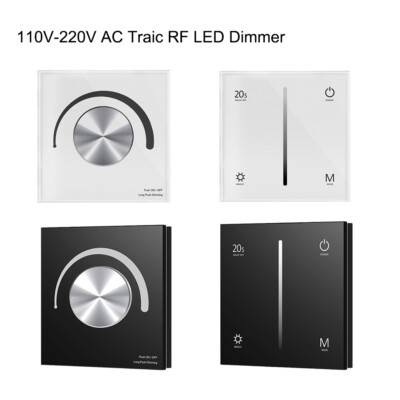 230V Wireless AC Triac LED Dimmer Controller Touch Rotary Panel Switch fr Lampe