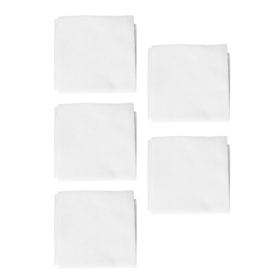 5 Pcs Hemmed Cheese Cloth Reusable Cotton Fabric Rice Mould Muslin