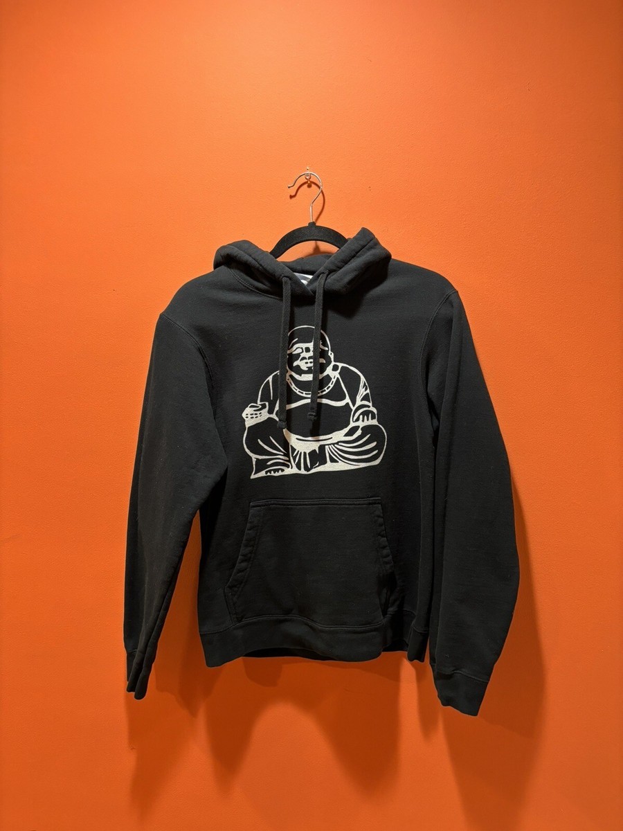 Buddha Hoodie Black Unisex Women Sz S Men Sz XS Port & Company