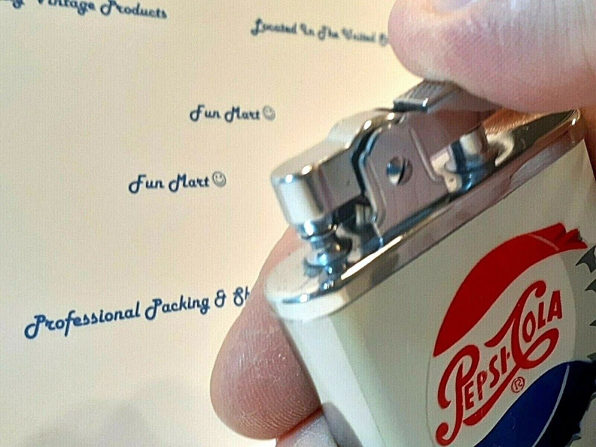 Vintage PEPSI COLA MUSICAL LIGHTER / VVHTF Complete Clean Vintage PEPSI COLA MUSICAL LIGHTER / VVHTF Complete Clean