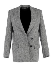 Stella Mccartney Coat On Grey Wool Eu38