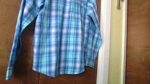 Ariat BLING Snap Western Shirt Sz M/10 Youth Blue Plaid Cotton Cowgirl Rodeo Rid - Picture 14 of 21