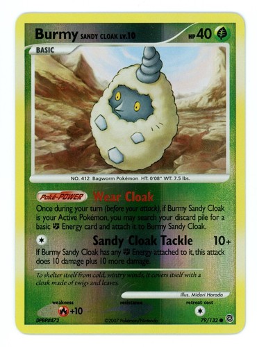 burmy pokemon card 009/172 Burmy (Brilliant Stars) Pokemon card (English) – Cham Gaming main image 0