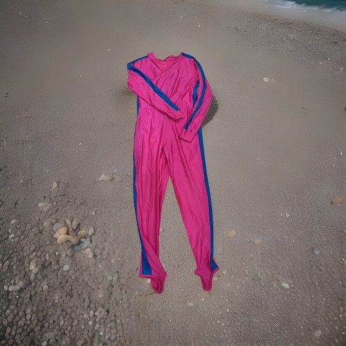 Waterski Vintage Suit Bright Pink And Blue !Cypress Garden Type Suit Small