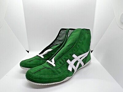 asics Boxing Wrestling Shoes Green White Line White 1083A001 asics Boxing Wrestling Shoes Green White Line White 1083A001
