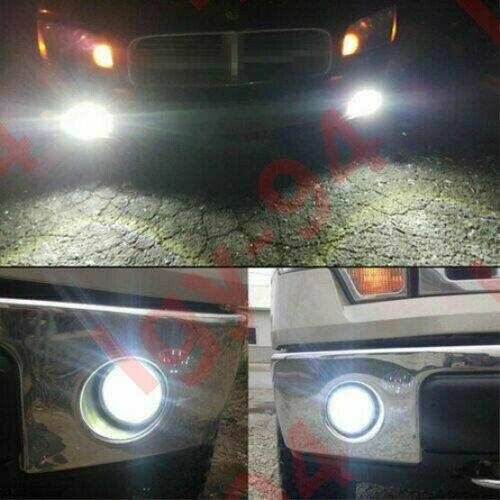 2PC LED Fog Light Bulbs For Chevy Silverado 1500 2007-2015 2500 3500 HD 07-2019 - Picture 8 of 12