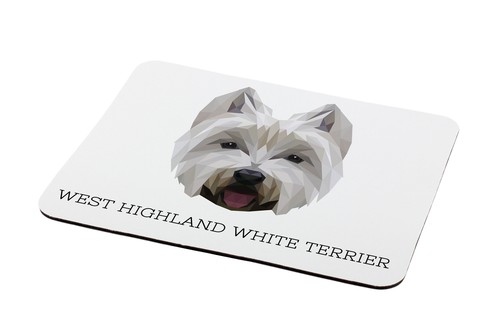 West Highland White Terriër geometrische onderlegger Art-Dog - Afbeelding 2 van 4