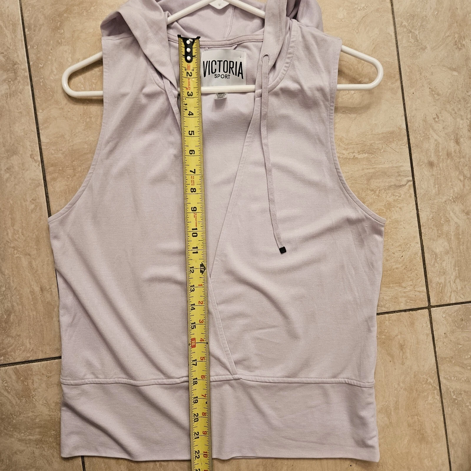 UNDERCOVER Felpa con cappuccio Victoria's secret sport donna XS extra small scollo a V tabk 70% modal