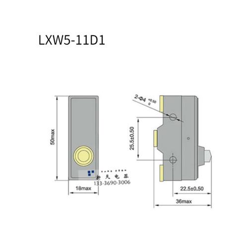 For LXW5-11M LXW5-11D1 Micro-action Limit Travel Switch - Picture 3 of 3