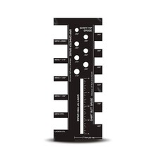 SHAFTSTIK WORKSHOP ALL IN ONE GOLF SHAFT TIP  / BUTT & GRIP GAUGE - ALUMINUM