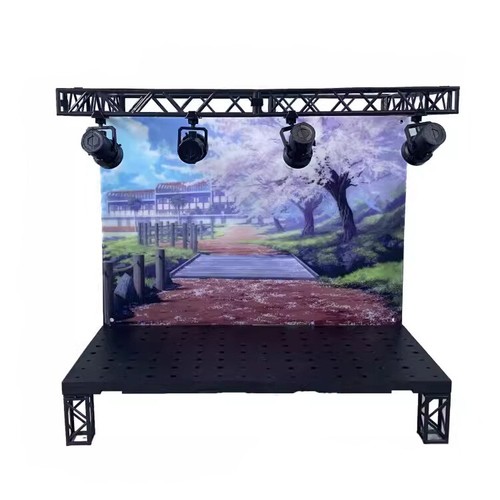 1/12 Scale Concert Background Stage Scene Model 6 Inch Doll Accessories Toy - Picture 10 of 12