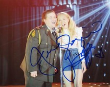Juno Temple & Jeremy Dozier "Dirty Girl" AUTOGRAPHS Signed 8x10 Photo ACOA