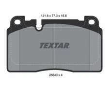 Brake pad set, disc brake Textar 2564302 for Audi Q5