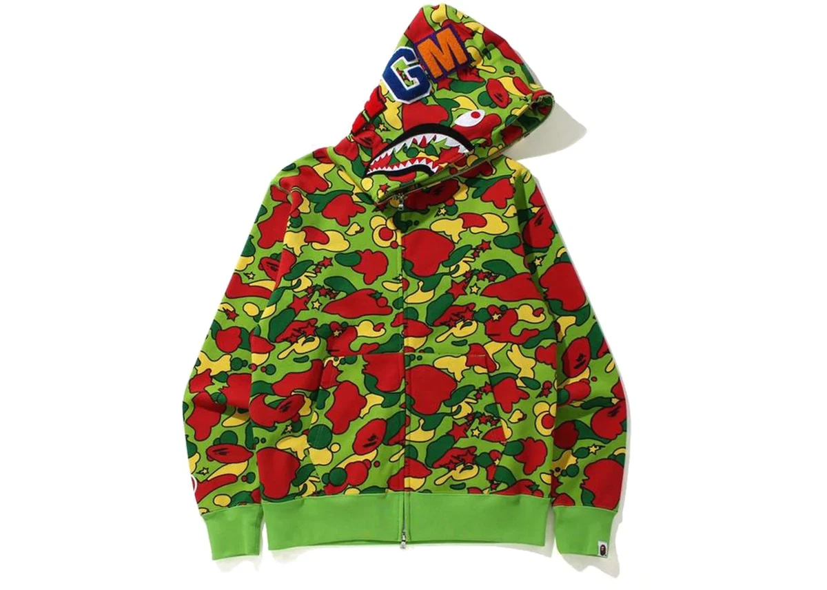 Bape store shark green