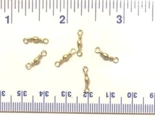 100 Super Strong GT Brass Barrel Swivels size 14 (22 lb test)