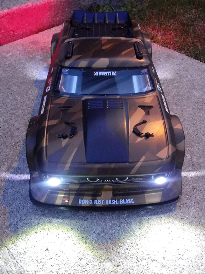 RC LED HD Lights for Arrma Felony Limitless HD Lights w/Underbody HD2W2R-4 under - Image 2 of 4