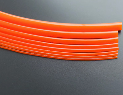 10 meters PU round Belt  2.0-20MM Red Smooth surface Polyurethane Conveyor belt