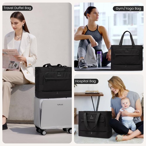 Weekender Bags for Women Travel Large Personal Item Travel Overnight Bag Carr... - Picture 6 of 8
