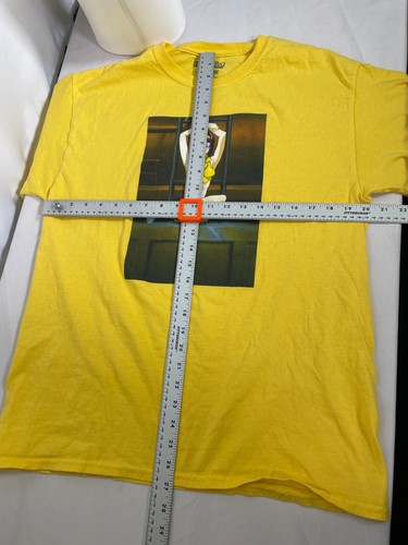 Cowboy Bebop Fay Valentine Cuffed Image Yellow T-Shirt Men's LARGE - Picture 10 of 10