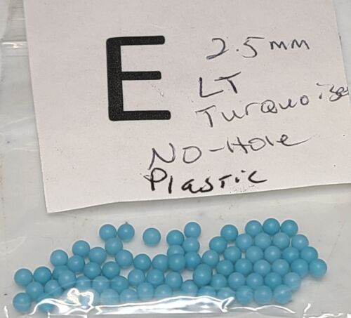 Vtg No Hole 1mm 2mm 3mm + Turquoise Color Bead Rhinestone Jewelry Repair 5014 - Picture 10 of 32