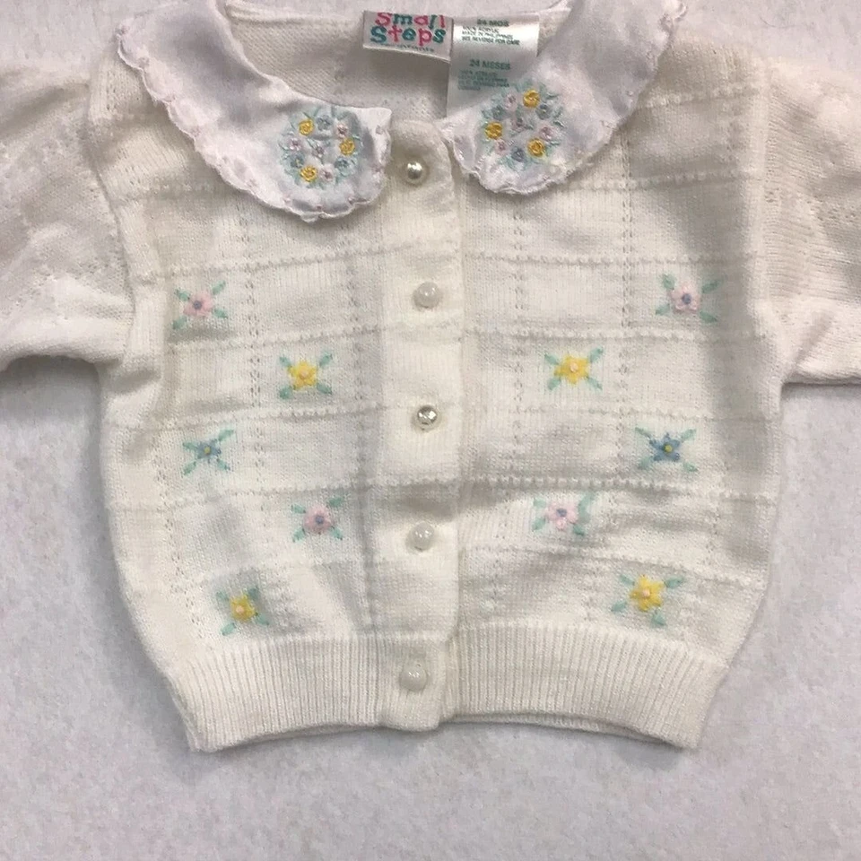 Suéter tejido bebé niña #1189 Foto 3 de 4