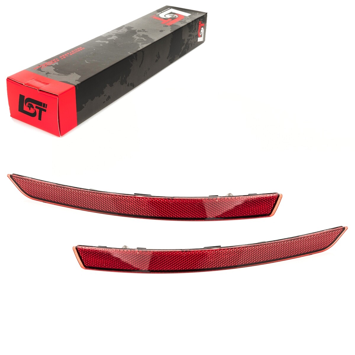 2x Bumpers Reflector Taillight Rear Left Right for Audi A4 B9 8W 15-18